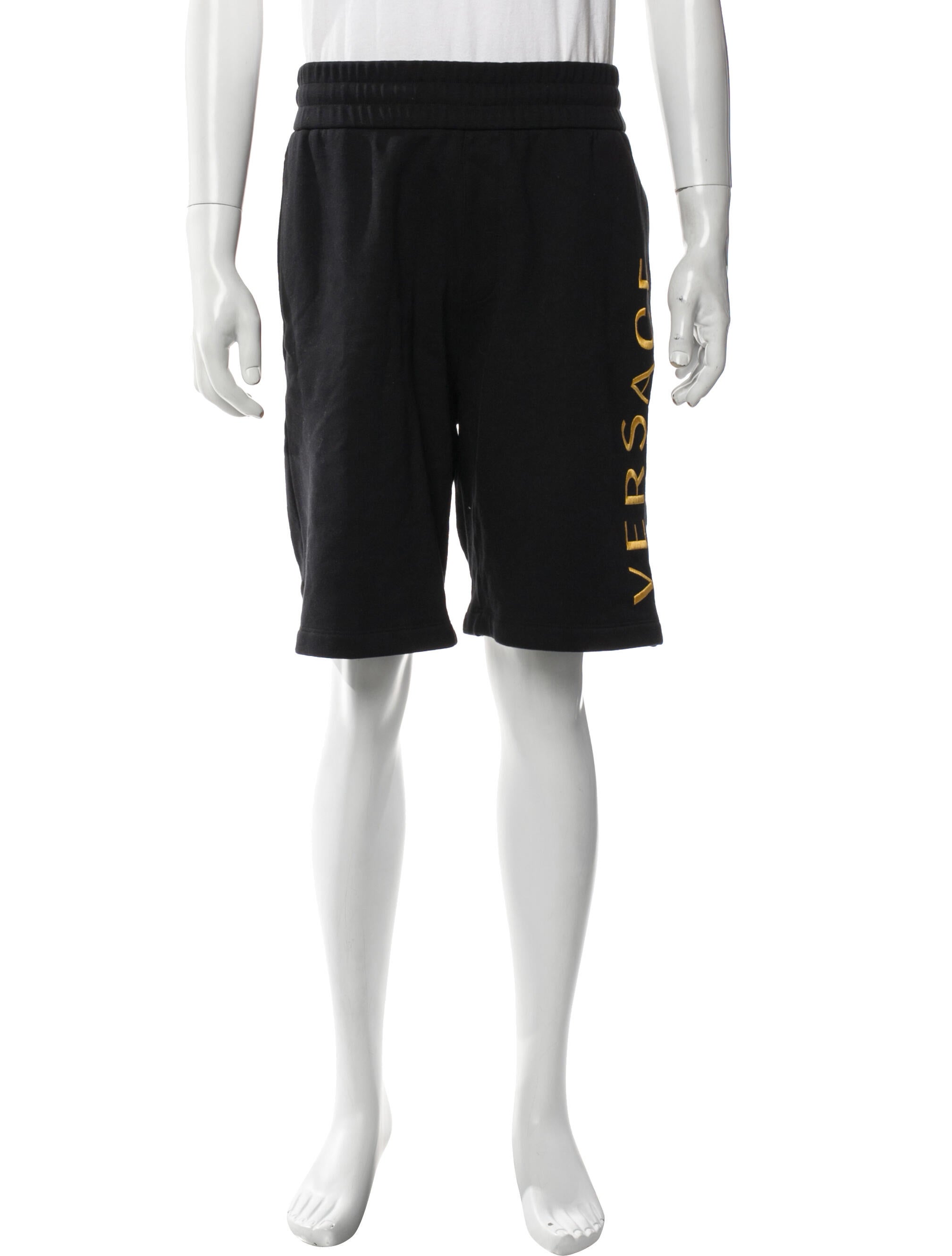 Versace Graphic Print Athletic Shorts